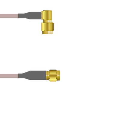 Q-3803F000H084I by Amphenol Custom Cable - SMA-RP/SMA-SP G142 84I