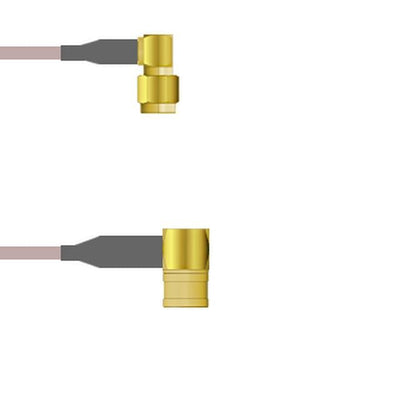 Q-3803V000H006I by Amphenol Custom Cable - SMA-RP/SMB-RP G142 6I