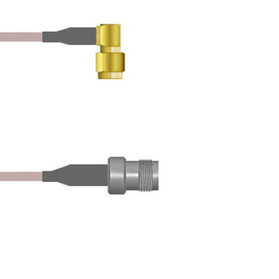 Q-3804N000H024I by Amphenol Custom Cable - SMA-RP/TNC-SJ G142 24I