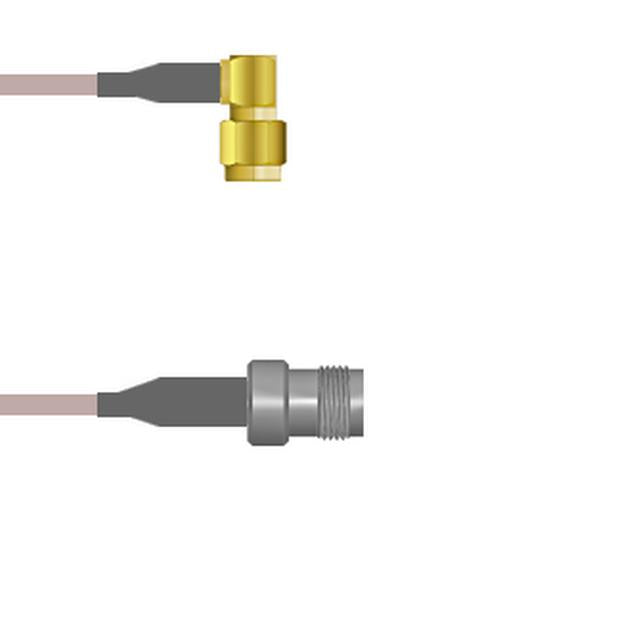 Q-3804N000H024I by Amphenol Custom Cable - SMA-RP/TNC-SJ G142 24I