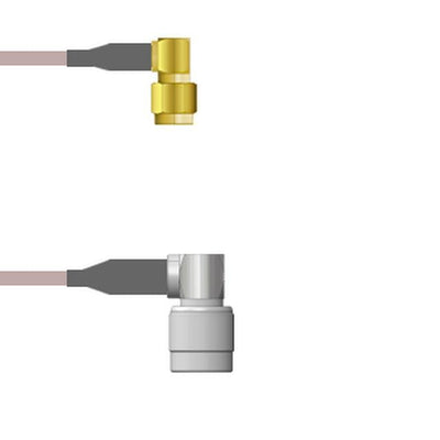 Q-3804X000H001M by Amphenol Custom Cable - SMA-RP/TNC-RP G142 1M