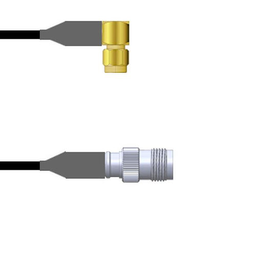 Q-3904R000M072I by Amphenol Custom Cable - SMA-RP/TNC-SJ LMR24 72I