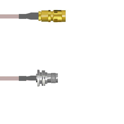 Q-3A04C0001018I by Amphenol Custom Cable - SMA-SP/TNC-SJB G178 18I