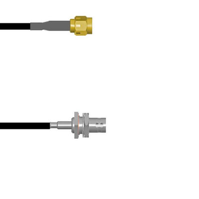 Q-3B0040003012I by Amphenol Custom Cable - SMA-SP/BNC-SJB G174 12I