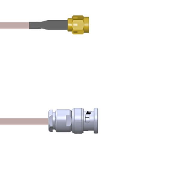 Q-3B00J0005.25M by Amphenol Custom Cable - SMA-SP/BNC-SP G316 0.25M