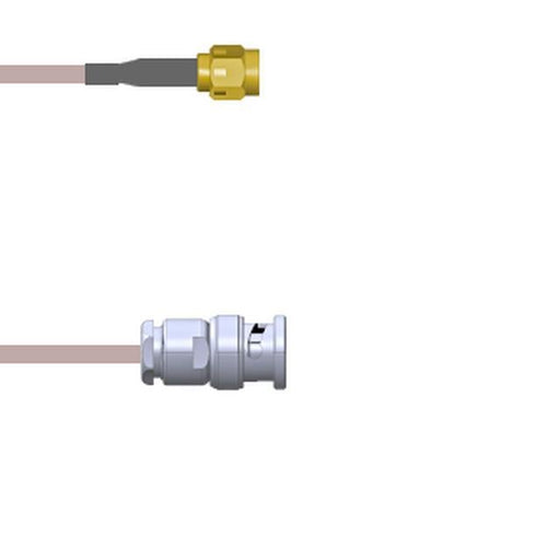 Q-3B00J0005002M by Amphenol Custom Cable - SMA-SP/BNC-SP G316 2M