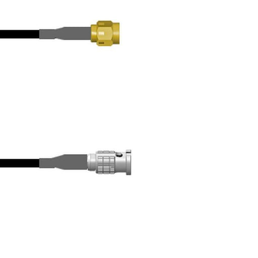 Q-3B00V0003003I by Amphenol Custom Cable - SMA-SP/HDBNC-SP G174 3I