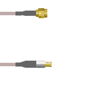 Q-3B01F0005003I by Amphenol Custom Cable - SMA-SP/MCX-SP G316 3I