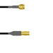 Q-3B01J0003003M by Amphenol Custom Cable - SMA-SP/MMCX-SJ G174 3M