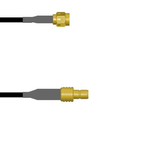 Q-3B03L0003006I by Amphenol Custom Cable - SMA-SP/SMB-SJ G174 6I
