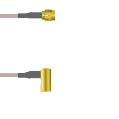 Q-3B03S0005024I by Amphenol Custom Cable - SMA-SP/SMB-RP G316 24I