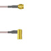 Q-3B03S0005024I by Amphenol Custom Cable - SMA-SP/SMB-RP G316 24I