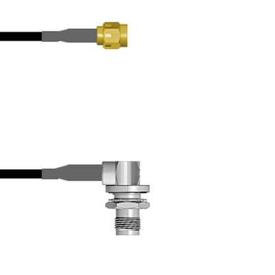 Q-3B04800031.5M by Amphenol Custom Cable - SMA-SP/TNC-RJB G174 1.5M