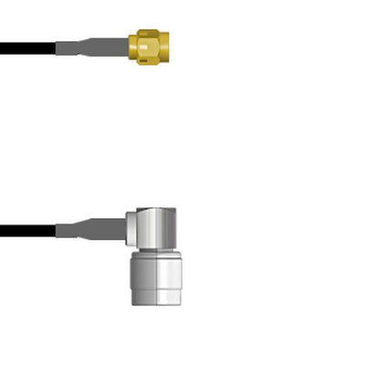 Q-3B04T0003048I by Amphenol Custom Cable - SMA-SP/TNC-RP G174 48I