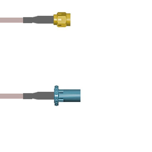 Q-3B05A0005003M by Amphenol Custom Cable - SMA-SP/FKRAZ-SP G316 3M