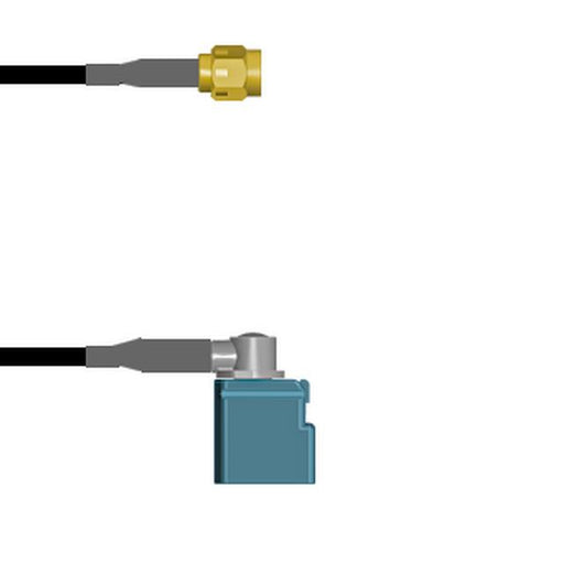Q-3B05C0003.75M by Amphenol Custom Cable - SMA-SP/FKRAZ-RJ G174 0.75M