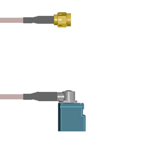 Q-3B05C0005060I by Amphenol Custom Cable - SMA-SP/FKRAZ-RJ G316 60I