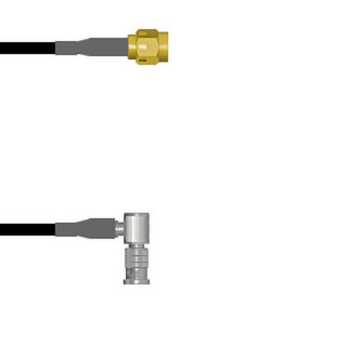 Q-3B05G0003048I by Amphenol Custom Cable - SMA-SP/HDBNC-RP G174 48I