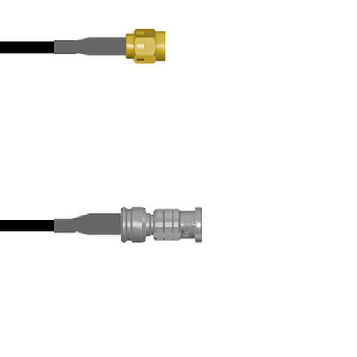 Q-3B05H0003.75M by Amphenol Custom Cable - SMA-SP/HDBNC-SP G174 0.75M