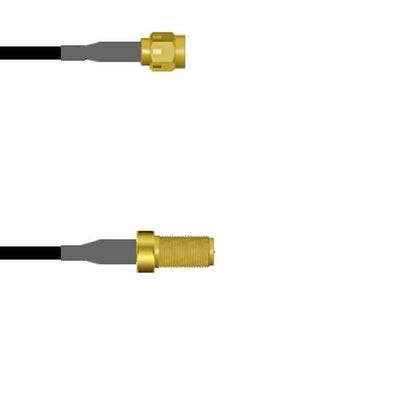 Q-3B0710003048I by Amphenol Custom Cable - SMA-SP/SMA-SJ G174 48I