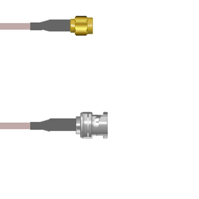Q-3C00K000R003I by Amphenol Custom Cable - SMA-SP/BNC-SP G316D 3I