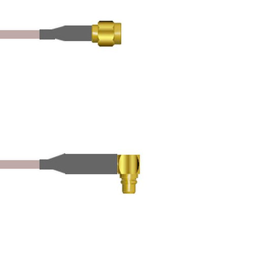 Q-3C01O000R108I by Amphenol Custom Cable - SMA-SP/MMCX-RP G316D 108I
