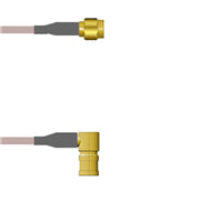 Q-3C03T000R001M by Amphenol Custom Cable - SMA-SP/SMB-RP G316D 1M
