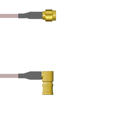 Q-3C03T000R003M by Amphenol Custom Cable - SMA-SP/SMB-RP G316D 3M