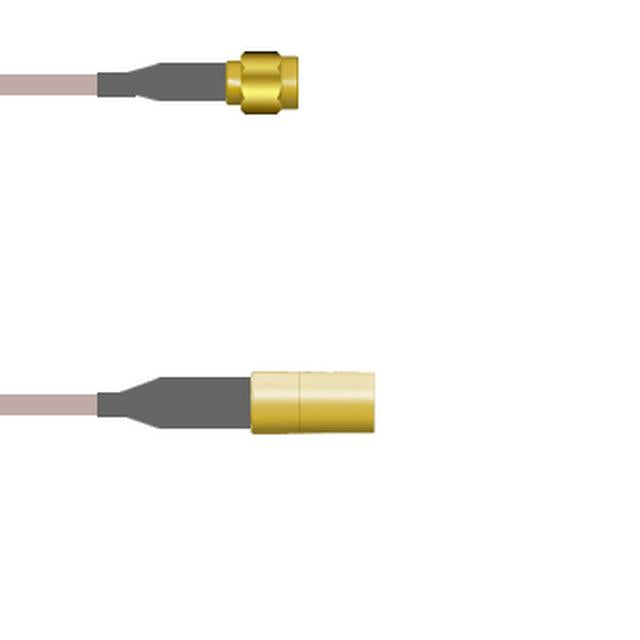Q-3C03Z000R001M by Amphenol Custom Cable - SMA-SP/SMB-SP G316D 1M