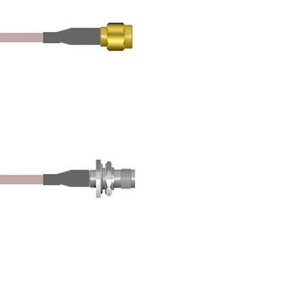 Q-3C04H000R.25M by Amphenol Custom Cable - SMA-SP/TNC-SJB G316D 0.25M