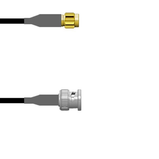 Q-3D00L0008108I by Amphenol Custom Cable - SMA-SP/BNC-SP RG58 108I