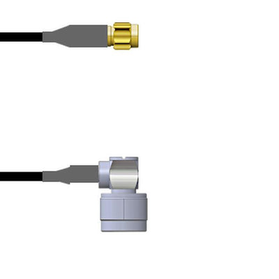 Q-3D02F0008009I by Amphenol Custom Cable - SMA-SP/N-RP RG58 9I