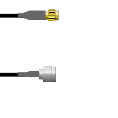 Q-3D02N0008.75M by Amphenol Custom Cable - SMA-SP/N-SP RG58 0.75M