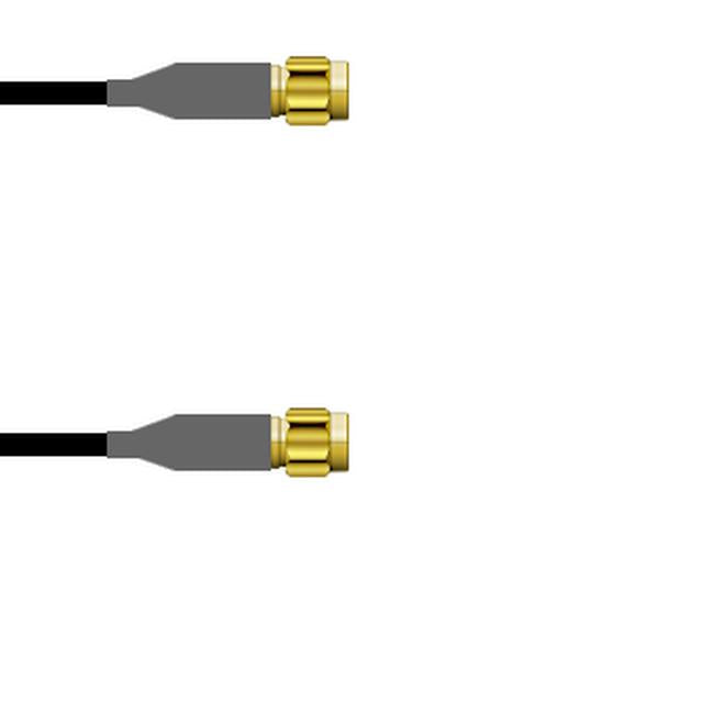 Q-3D03D0008.75M by Amphenol Custom Cable - SMA-SP/SMA-SP RG58 0.75M