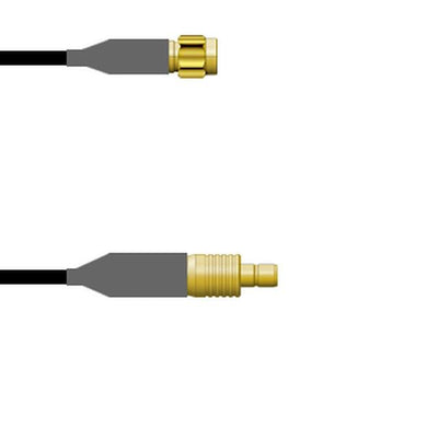 Q-3D03P00082.5M by Amphenol Custom Cable - SMA-SP/SMB-SJ RG58 2.5M