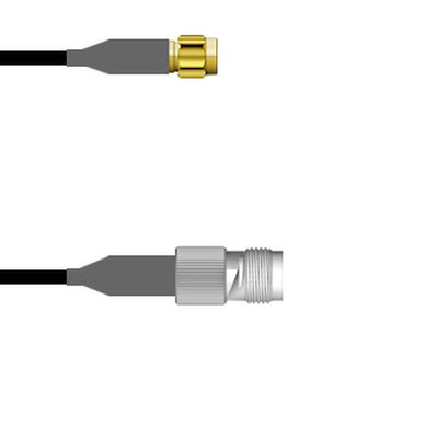 Q-3D04J0008036I by Amphenol Custom Cable - SMA-SP/TNC-SJ RG58 36I
