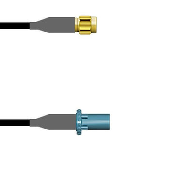 Q-3D05B0008018I by Amphenol Custom Cable - SMA-SP/FKRAZ-SP RG58 18I
