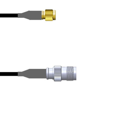 Q-3E04L000D2.5M by Amphenol Custom Cable - SMA-SP/TNC-SJ LMR19 2.5M
