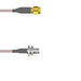 Q-3F00A000H012I by Amphenol Custom Cable - SMA-SP/BNC-SJB G142 12I