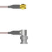 Q-3F00F000H2.5M by Amphenol Custom Cable - SMA-SP/BNC-RP G142 2.5M