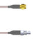 Q-3F00S000H012I by Amphenol Custom Cable - SMA-SP/HDBNC-SJB G142 12I