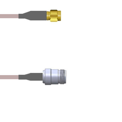 Q-3F024000H002M by Amphenol Custom Cable - SMA-SP/N-SJ G142 2M