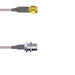 Q-3F025000H.25M by Amphenol Custom Cable - SMA-SP/N-SJB G142 0.25M