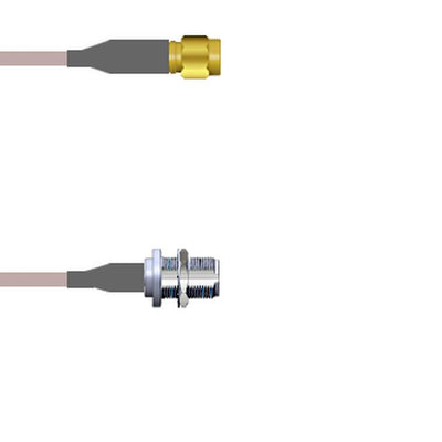 Q-3F025000H006I by Amphenol Custom Cable - SMA-SP/N-SJB G142 6I