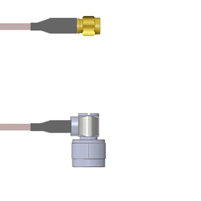 Q-3F02G000H002M by Amphenol Custom Cable - SMA-SP/N-RP G142 2M