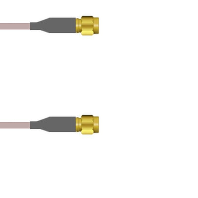 Q-3F03F000H024I by Amphenol Custom Cable - SMA-SP/SMA-SP G142 24I