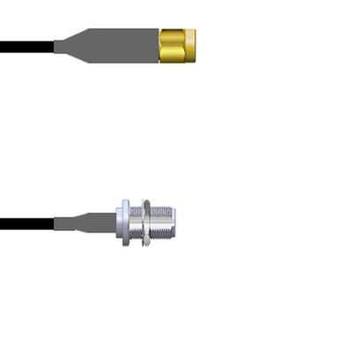 Q-3G026000M0.5M by Amphenol Custom Cable - SMA-SP/N-SJB LMR24 0.5M