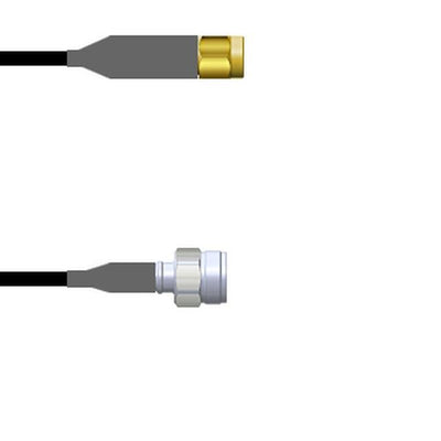 Q-3G059000M0.5M by Amphenol Custom Cable - SMA-SP/TNC-SP LMR24 0.5M