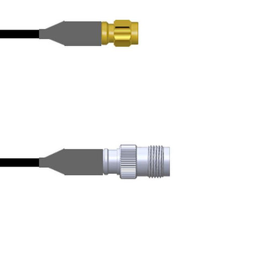Q-6704R000M0.5M by Amphenol Custom Cable - SMA-SP/TNC-SJ LMR24 0.5M