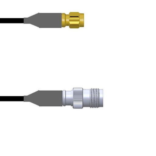 Q-6704R000M108I by Amphenol Custom Cable - SMA-SP/TNC-SJ LMR24 108I